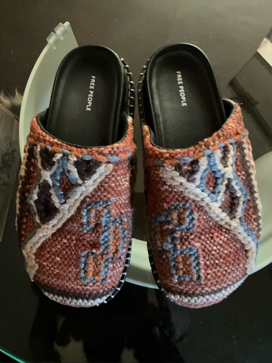 Free People Shoes - Free People Magic Carpet boho chic artisan crafted mules 10 $148